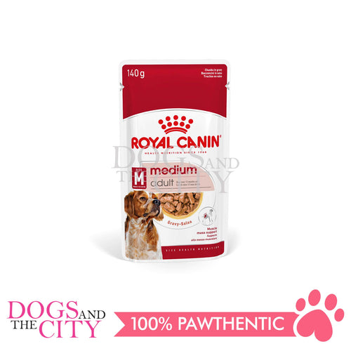 Royal Canin Medium Adult Wet Dog Food 140gx10pcs