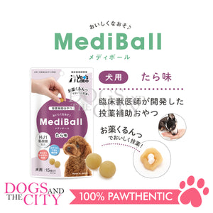 VET'S LABO 16722 Japanese Medi Ball for Dog Cod/Tara Flavor Treats 15pcs 20g