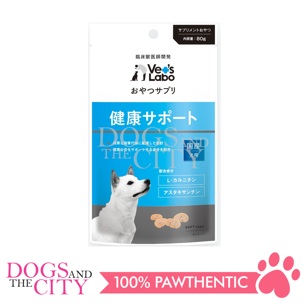 VET'S LABO 16831 Japanese Treat Supplement Health Care Support for Dog 80g