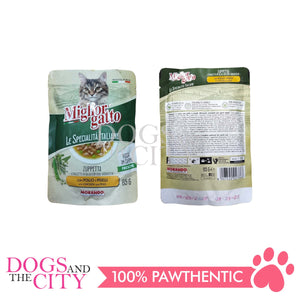 Miglior gatto Le Specialita Italiane Soup Strips in Sauce with Chicken for Cats 85g