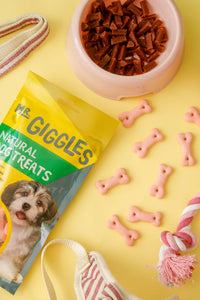 MR. GIGGLES GPP092203 Biscuit Yellow Milk 60G 3(Packs) Dog Treats