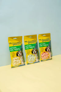 MR. GIGGLES GPP092205 Biscuit White Milk 60G 3(Packs) Dog Treats