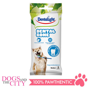 Dentalight 2238 3" Dental Bone -Medium 5 pieces 90g - Dogs And The City Online