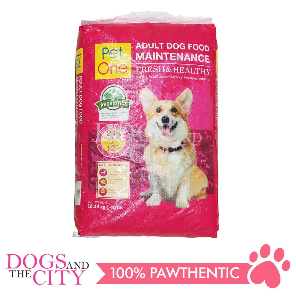 PET ONE Adult Maintenance Dog Food 18.18kg
