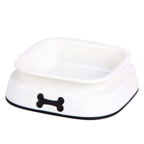 Pawise 11045 Plastic Dog Bowl Medium 550ml 18x18x5.5cm - All Goodies for Your Pet