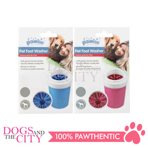 PAWISE 11559 Portable Pet Foot Washer Paw Cleaner - Medium 15cm for Dog and Cat