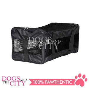 PAWISE 12493 Nylon with Mesh Pet Carrier for Small Breed Dog and Cat 43*25*25cm