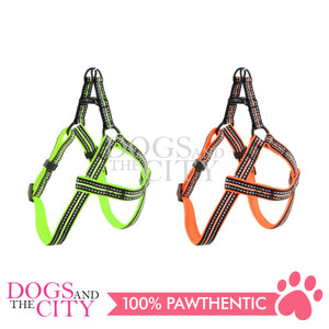 PAWISE  13167 DOG Reflective Soft Harness - Orange 15mm*25-45cm