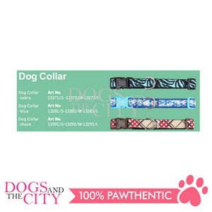 PAWISE  13291 Dog Collar - Checkered Extra Small (15-25cm/10mm)
