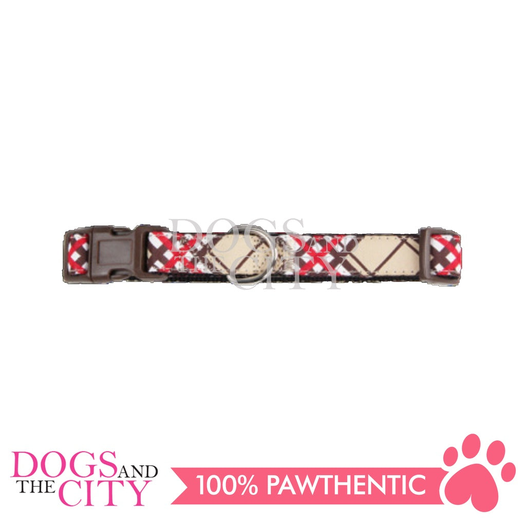 PAWISE  13291 Dog Collar - Checkered Extra Small (15-25cm/10mm)