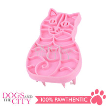 Load image into Gallery viewer, DGZ Cat Shaped Handle Pet Grooming Bath Brush for Dog and Cat