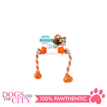 Load image into Gallery viewer, Pawise 14559 Dog Toy Play n Chew Dumbbell
