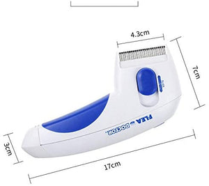 DGZ Pet Flea Doctor Electronic Anti Flea Comb for Dog and Cat Battery Operated