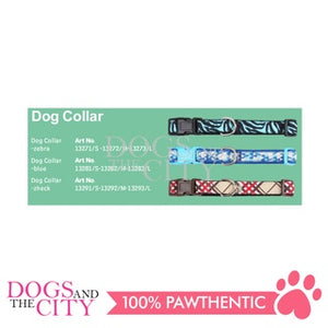 PAWISE  13292 Dog Collar - Checkered Small (22-35cm/15mm)