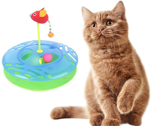 DGZ Single Layer Cat Turntable Play Disc Cat Funny Toy 30cm