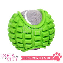 Load image into Gallery viewer, PAWISE 14637/14638/14639 TPR Bounce Ball Dog Toy w/Tennis Ball Inside for Pets