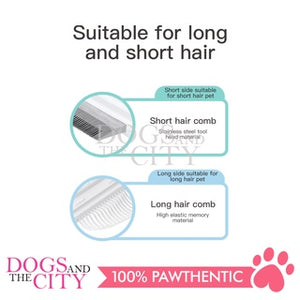 MRCT Nordic Double Faced Pet Comb for Dog and Cat 95x20mm