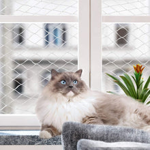Load image into Gallery viewer, Pawise 28401 Balcony Cat Protection Net Transparent 2x1.5m