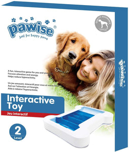 Pawise 14813 Smart Toy Interactive Sliding Sticks Treat Puzzle Dog Toy Level 2 24.5x20x4cm