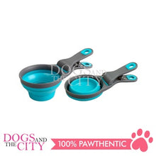 Load image into Gallery viewer, PAWISE 11060 2in1 Collapsible Pet Scoop Silicone Clip Measuring Dog Scooper 19cm 237ml