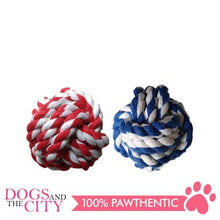 Load image into Gallery viewer, Pawise 14745 Rope Knot Ball 6cm Dog Toy