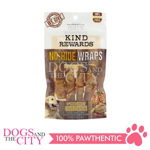 KIND REWARDS 9616-99 No Hide Chicken Wraps 100% Rawhide Free Dog Treats 50g