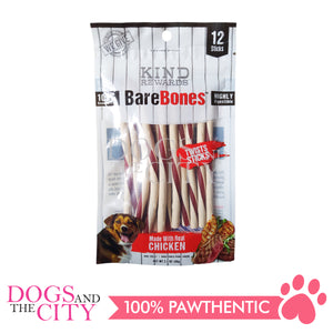 KIND REWARDS 9619 Bare Bones Twist Sticks Chicken Flavor 66G