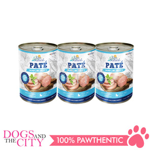 ALPS Natural Pate Loaf Recipe Wet Dog Food in Can 400g (3 cans)