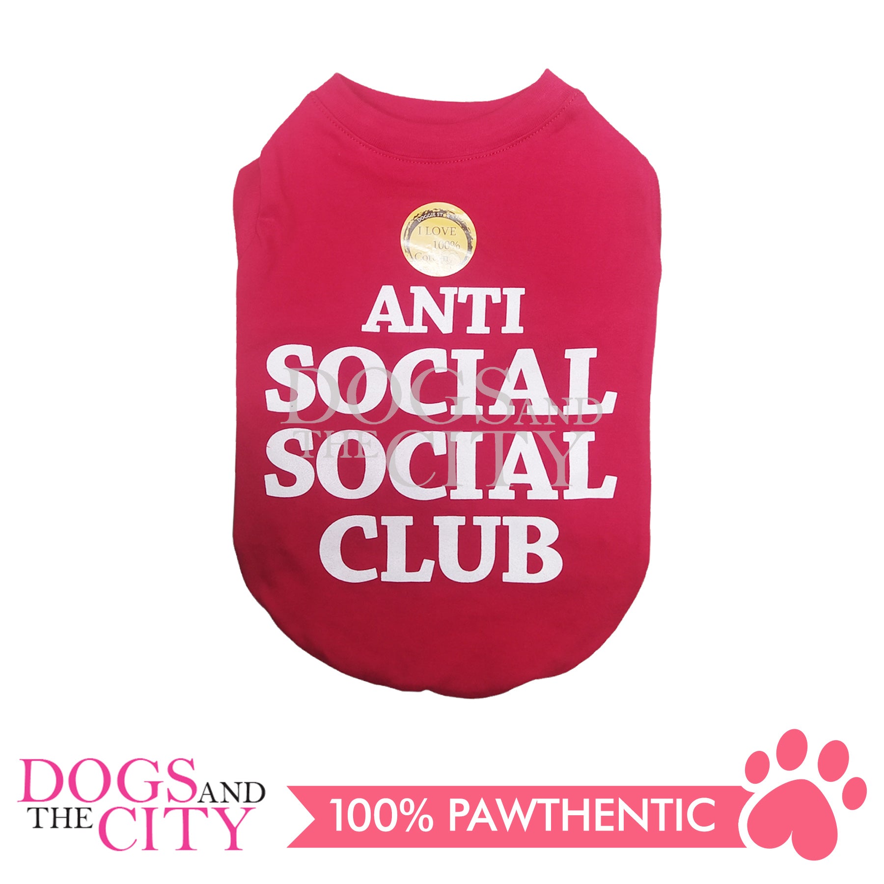 Anti social social club dog outlet hoodie