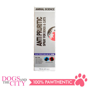 Animal Science K9 Anti Pruritic Anti Itch Spray 118ml - All Goodies for Your Pet