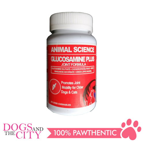 Animal Science Glucosamine Plus 60's Chewables - Dogs And The City Online