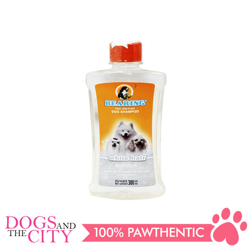 Bearing Tick & Flea Dog Shampoo White Hair 300ml - Dogs And The City Online