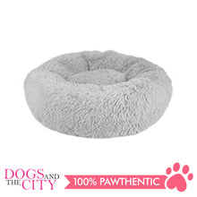 Load image into Gallery viewer, BM Donut Calming Pet Bed, Faux Fur Washable Bed for Pets, Marshmallow Cat or Dog Round Bed 50x50x26cm