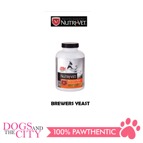 Nutri-Vet Garlic Flavored Brewers Yeast 300 Chewables For Dogs - All Goodies for Your Pet