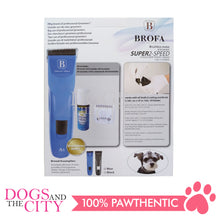 Load image into Gallery viewer, BROFA BF-A5 Brushless 2-Speed Professional Pet Clipper for Dog and Cat BLUE