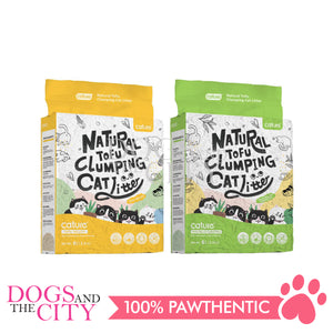 Cature Natural Tofu Clumping Cat Litter Milk Flavor 6L - Dogs And The City Online