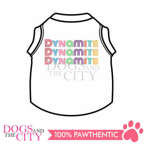 Doggie Star Dynamite White T-Shirts
