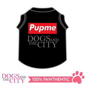 DOGGIESTAR Pupme - Black Pet Shirt