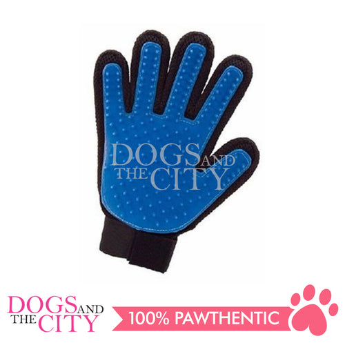 DGZ Pet Grooming Silicone Deshedding Gloves for Dog and Cat in Plastic Packaging 23x16cm