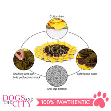 Load image into Gallery viewer, DGZ Pet Sniffing Mat Sunflower Cushion Treasure Hunt Interactive Snuffle Dog Mat 48x48cm