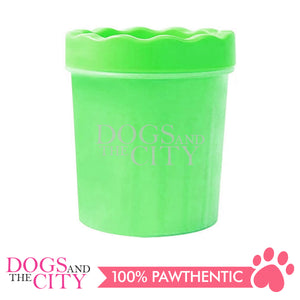 DGZ Pet Petite Cup Muddy Feet Portable Dog Paw Cleaner Washer Brush Cup for Dogs Cat Grooming 11x8cm
