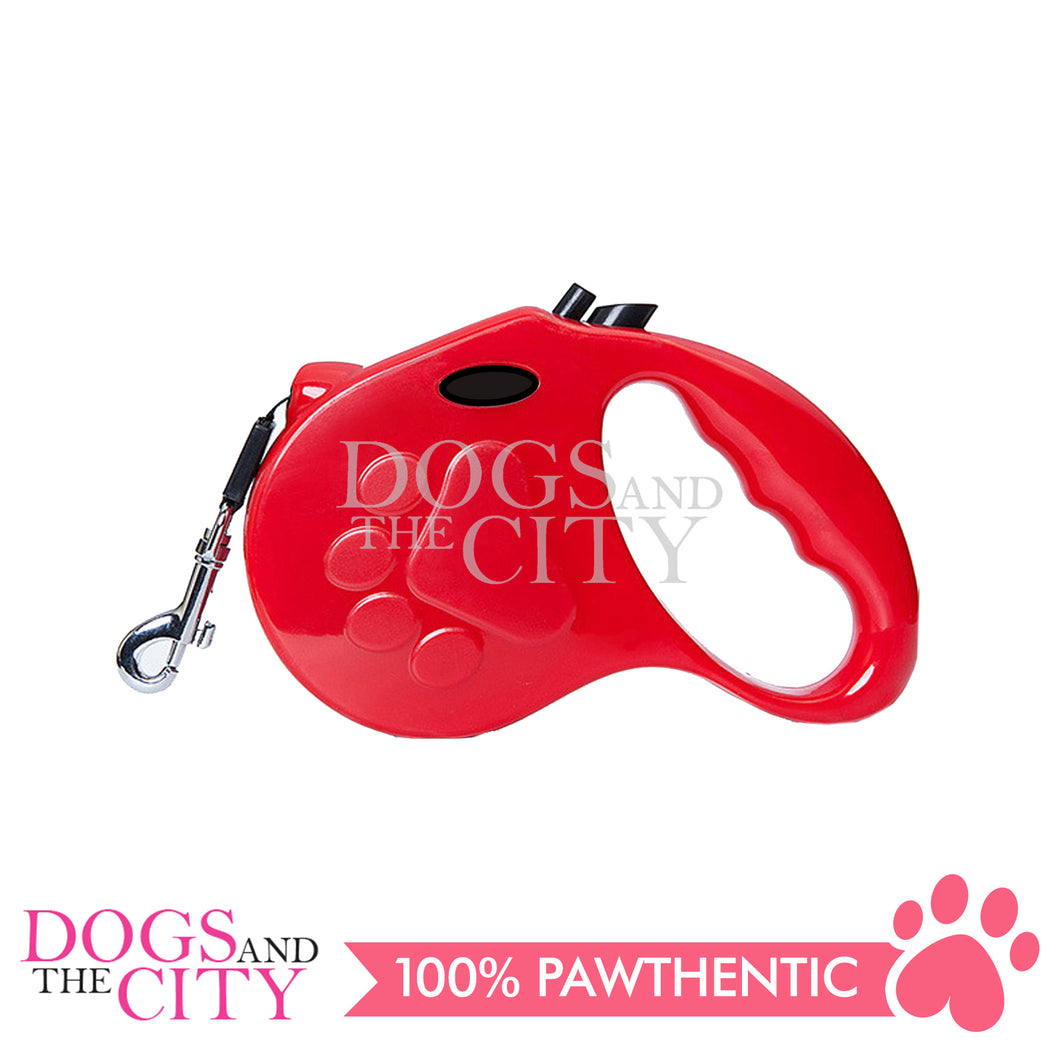 DGZ0121198 Pet Auto Retractable Leash Tape Tangle Free for 20-35lbs 5 meter for Dog and Cat