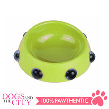 Load image into Gallery viewer, DGZ Beveled Round Bowl With Short Rivet 16x5cm 160ml for Dog and Cat