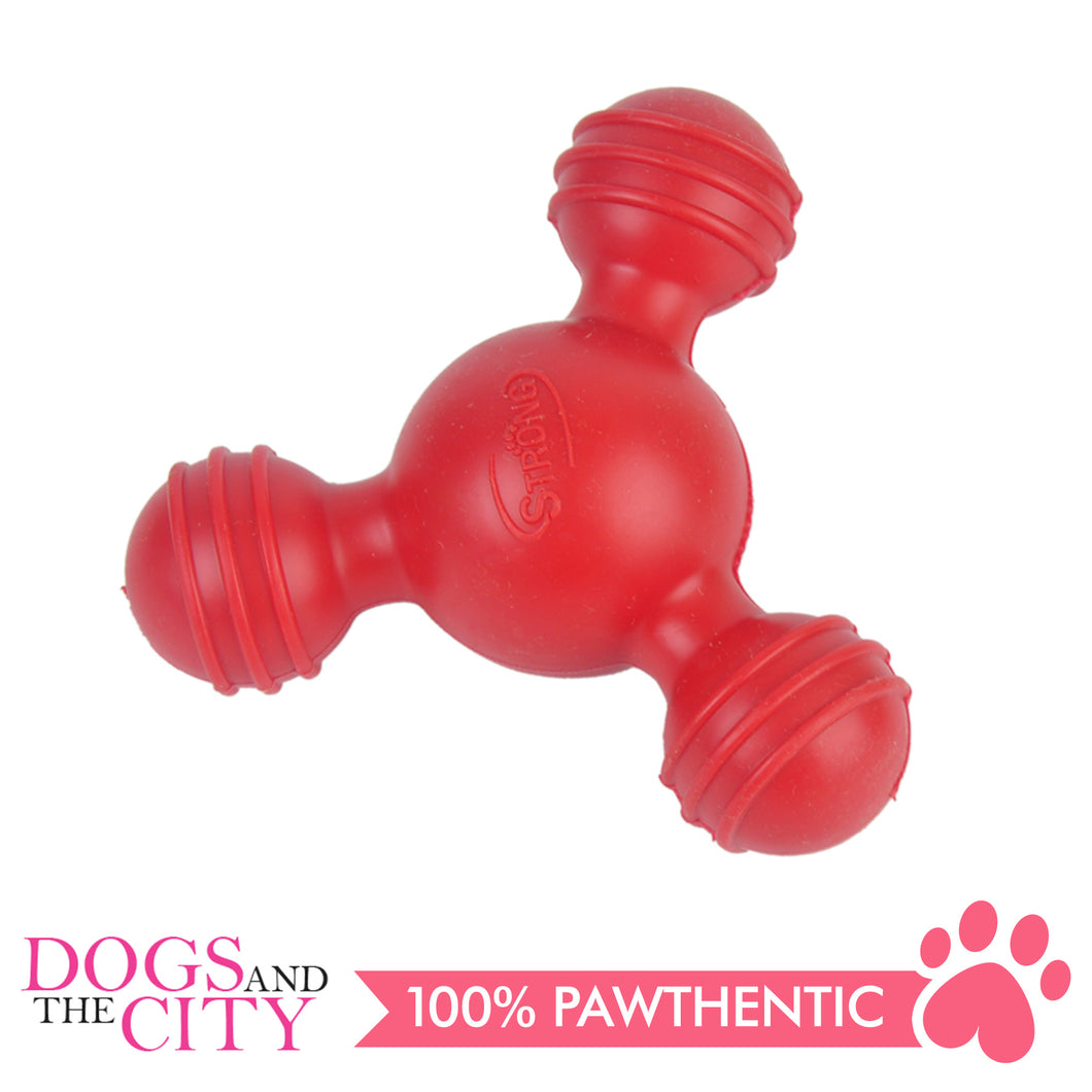 DGZ Extra Strong Dog Toy Triangular Ball Shape 14x14cm