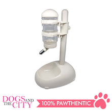 Load image into Gallery viewer, DGZ P510 Pet Adjustable Stand Drinking Water Fountain with Food Feeder Bowl Set 400ml for Dog and Cat