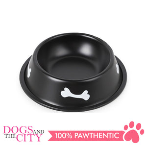 DGZ Painted Stainless Pet Bowl 22CM
