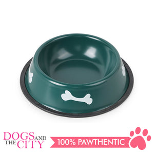 DGZ Painted Stainless Pet Bowl 22CM