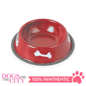 DGZ Painted Stainless Pet Bowl 34CM