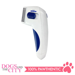 DGZ Pet Flea Doctor Electronic Anti Flea Comb for Dog and Cat Battery Operated