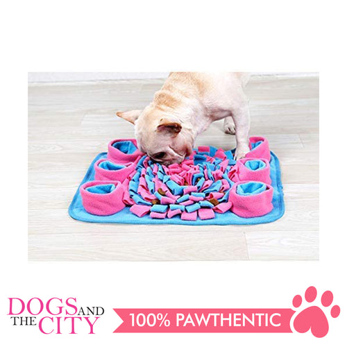 DGZ Pet Snuffle Mat for Dog and Cat, Feeding Mat, Nosework Mat for Relieve Stress, Restlessness, Interactive Puzzle Toys 27x36cm